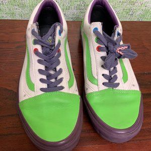 Vans Old Skool x Disney Pixar Toy Story Buzz Lightyear Low Top Men 9 Women 10.5